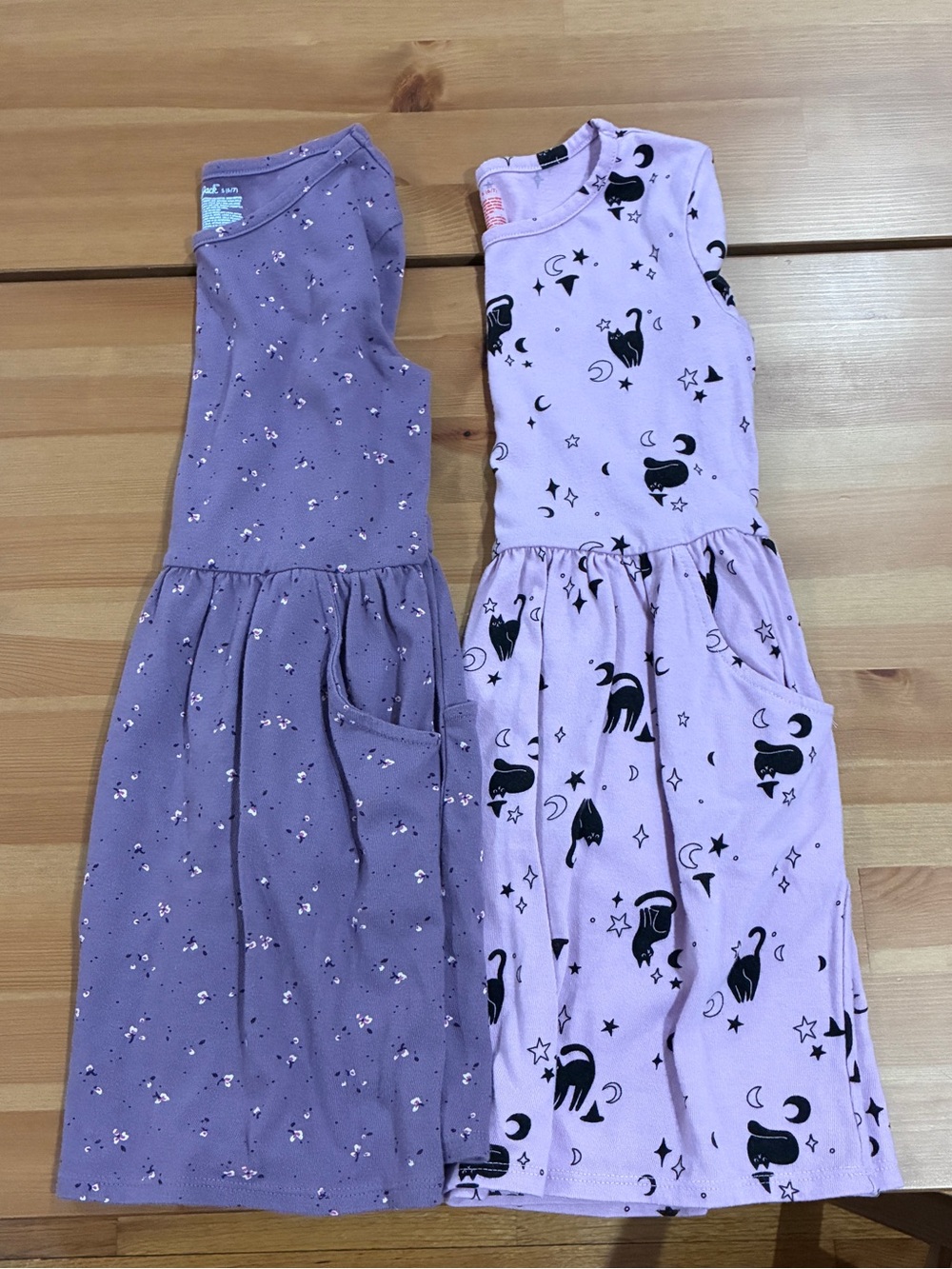 Girls' Long Sleeve Dresses - 2 pack